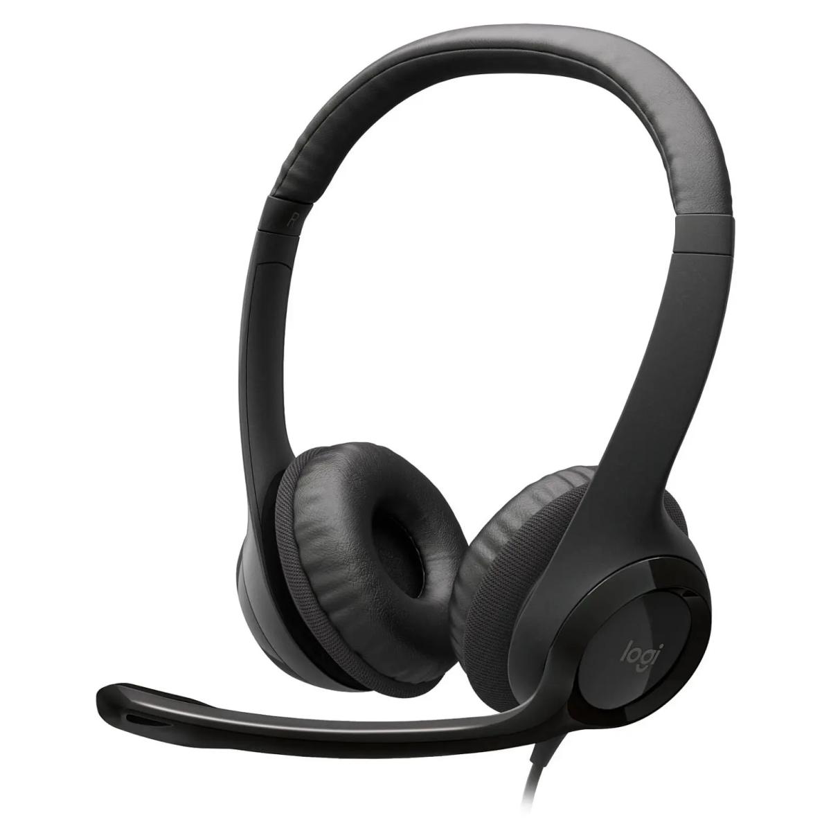Logitech H390 Casque-micro USB avec microphone anti-parasite
