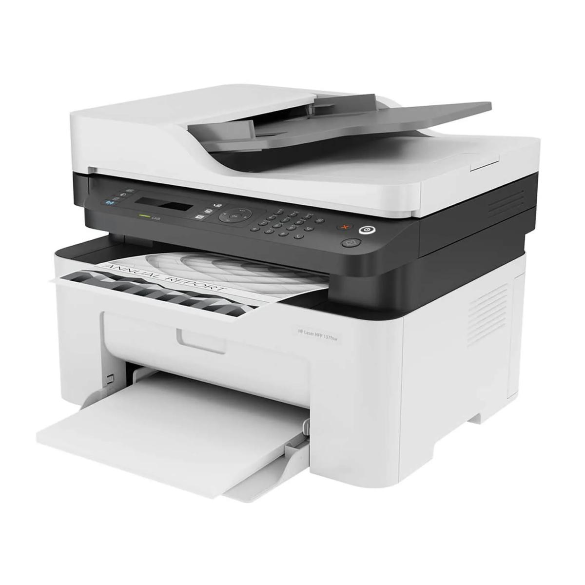 Imprimante laser monochrome HP 137fnw LaserJet Pro 4ZB84A 22ppm WiFi multifonction