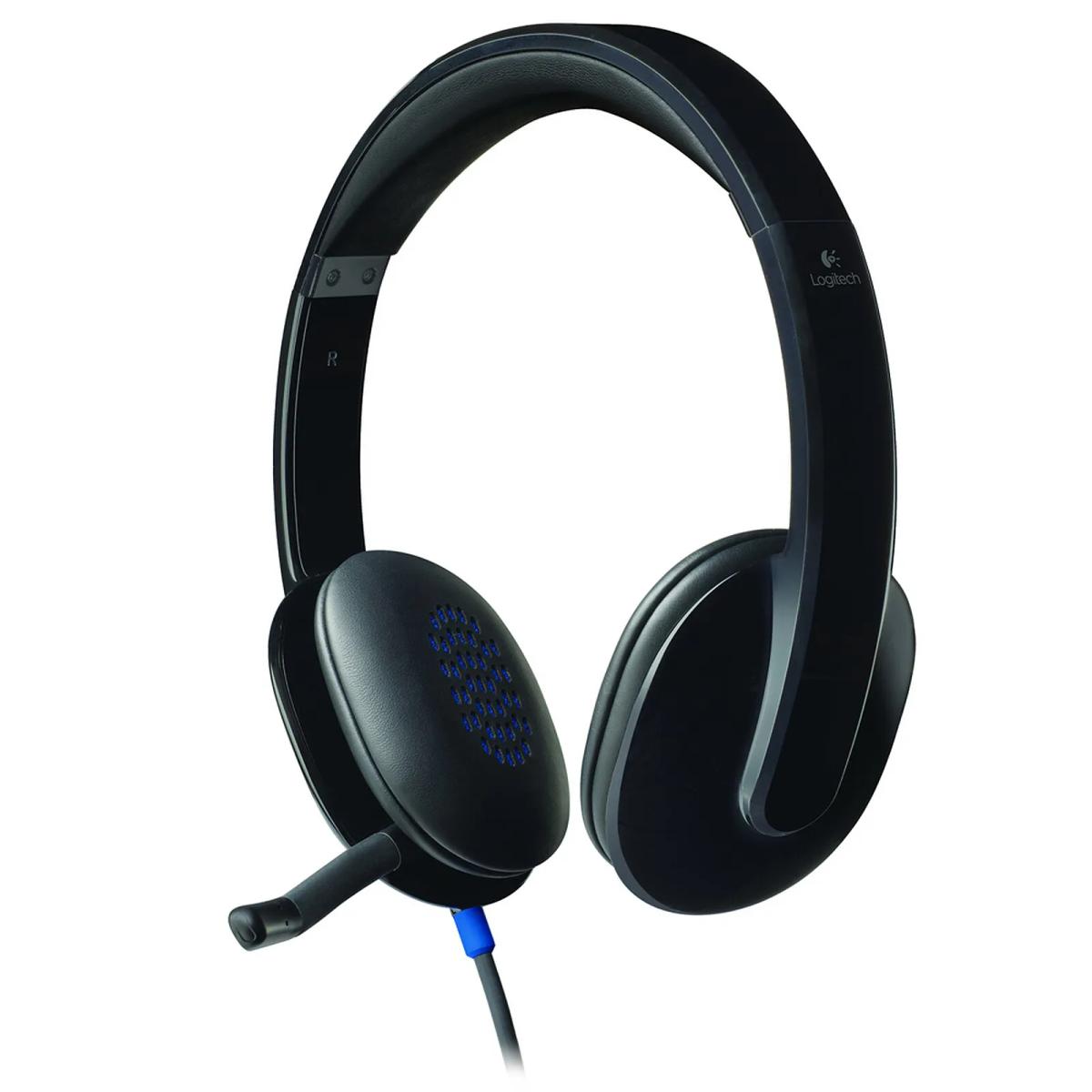 Casque Logitech USB Headset H540 avec contrôle du volume sur oreillette
