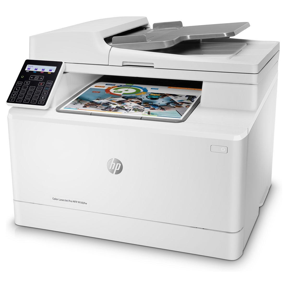 HP Imprimante Laser Couleur Multifonction 4en1 M183FW – WiFi