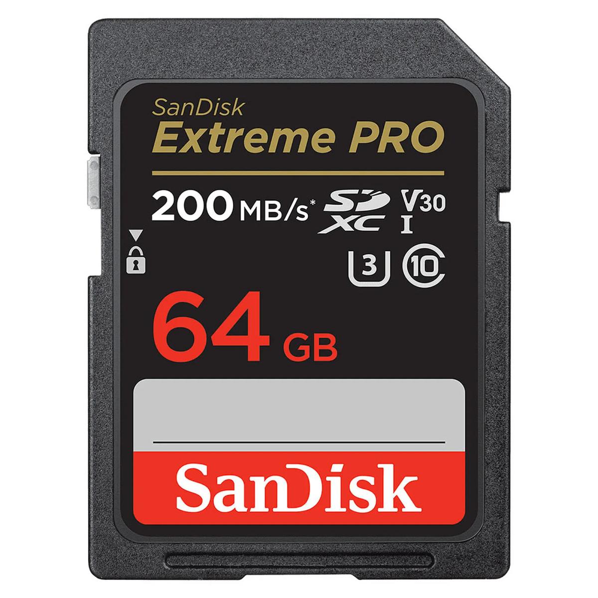 SanDisk Carte mémoire Extreme Pro SDHC UHS-I U3 128 Go