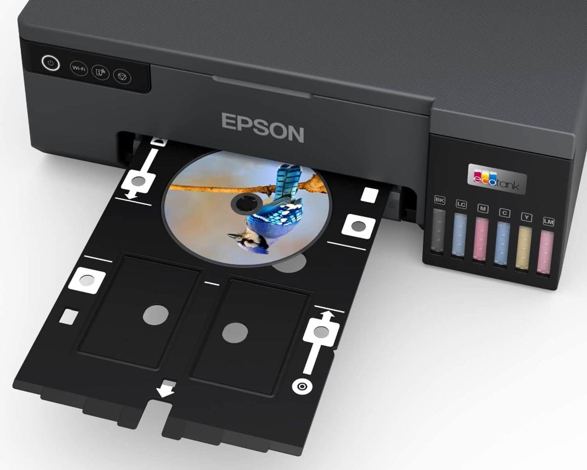Imprimante Photo Epson EcoTank L8050 avec impression sur cartes PVC