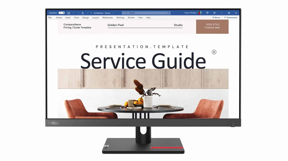 Écran 23,8″ Lenovo ThinkVision S24i-30 (63DEKAT3EU)