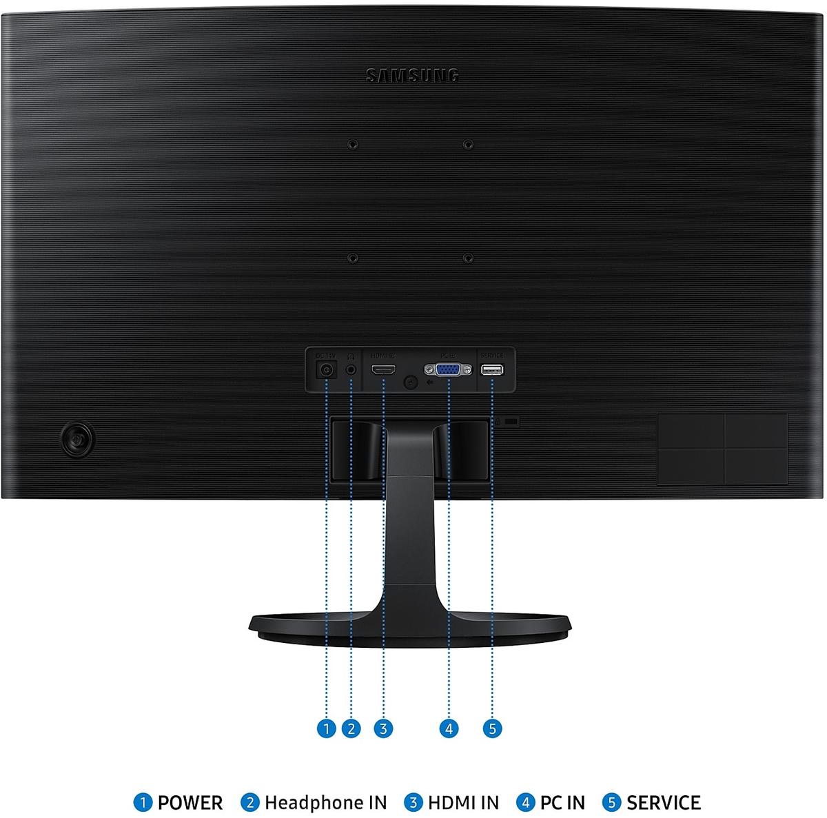 Écran incurvé Samsung Essential S3 S36GD 24" Full HD