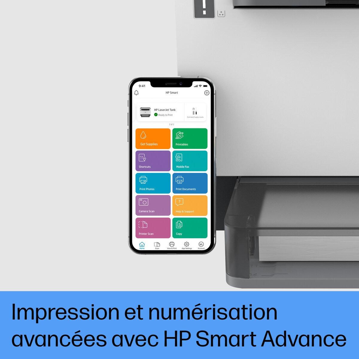 Imprimante Multifonction HP LaserJet Tank MFP 2602dn