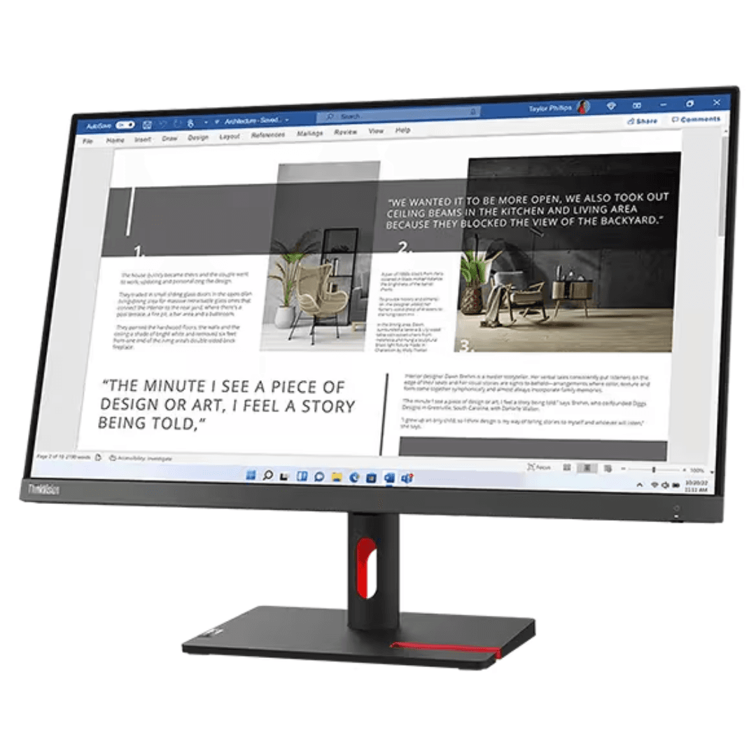 Écran 27" Lenovo ThinkVision S27i-30 Full HD