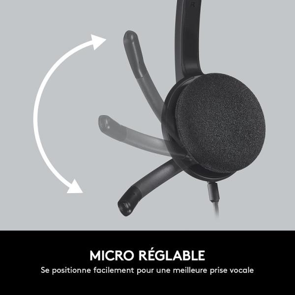 Logitech Casque USB H340