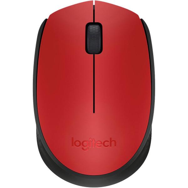 Logitech M171 Wireless Mouse (Red)