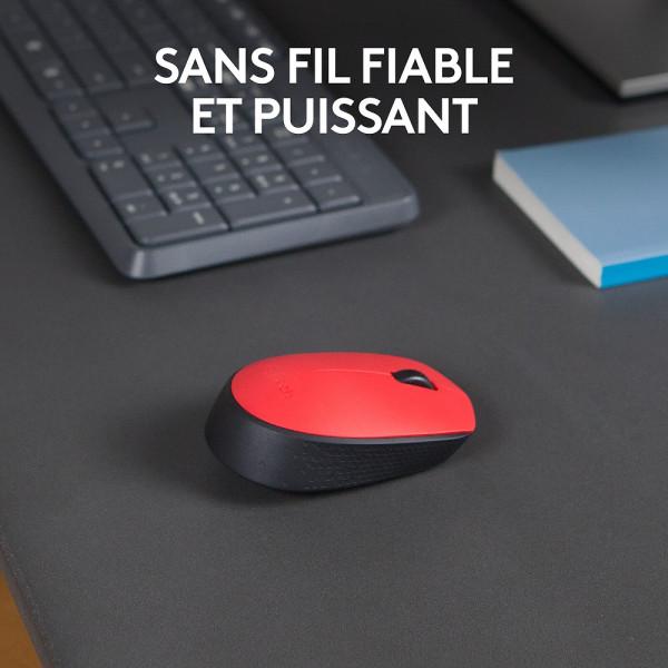 Logitech M171 Wireless Mouse (Red)