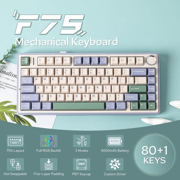 AULA F75 Cedar Green (Reaper Switch)