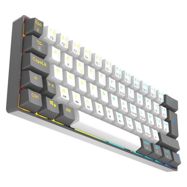 XTRMLAB Vortex Mini White/Dark Grey (Red Switch)