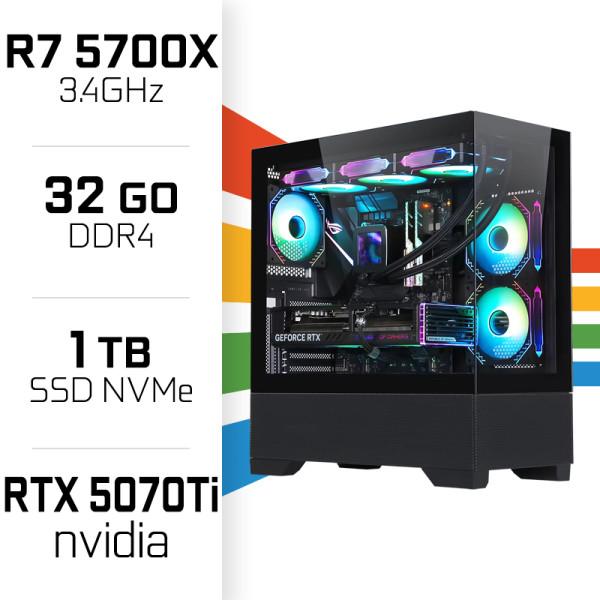 PC Gamer UltraPC Ryzen 7 5700X / 32GB RAM / RTX 9070 XT / 1TB SSD