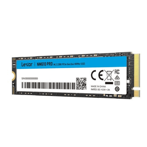 Lexar NM610 PRO M.2 PCIe Gen3x4 NVMe 500GB