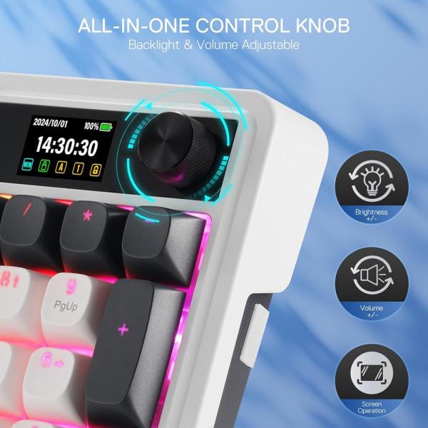 Redragon Galatin PRO K719 Wireless (Glacier Azure)