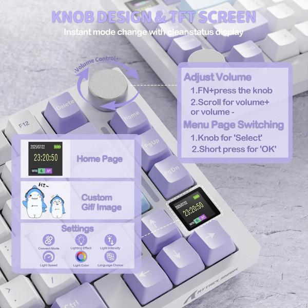ATTACK SHARK X820 Ultra Shark Switch (Lavender)