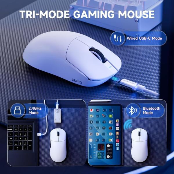 ATTACK SHARK X8PRO (White)