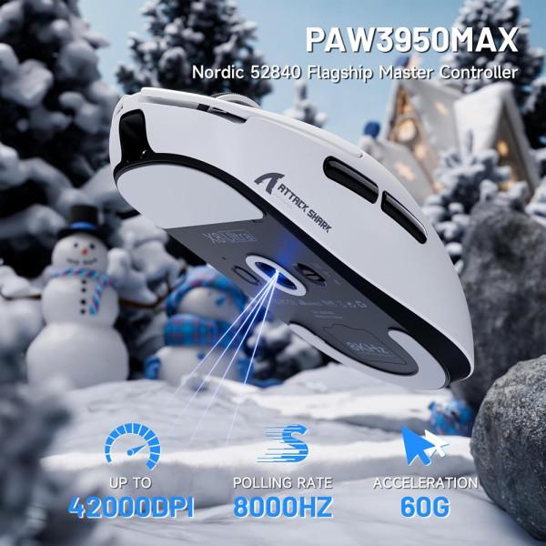 ATTACK SHARK X8ULTRA (White)