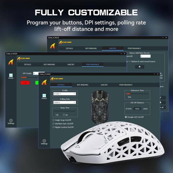 ATTACK SHARK R5 Ultra (White)