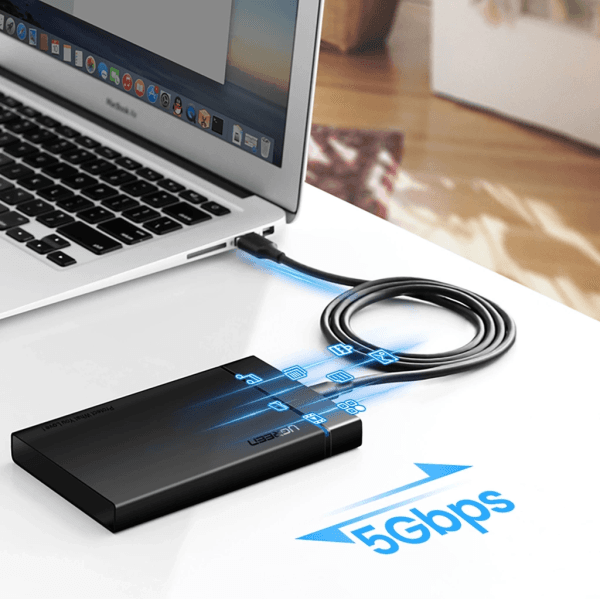 Ugreen Cable Data 1M USB-C Male To USB 3.0 3A