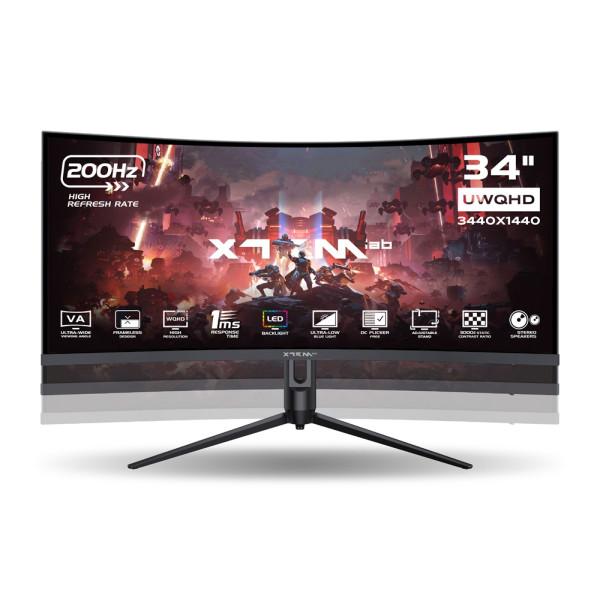 XTRMLAB X34G20VCQ 34" 200Hz Curved WQHD