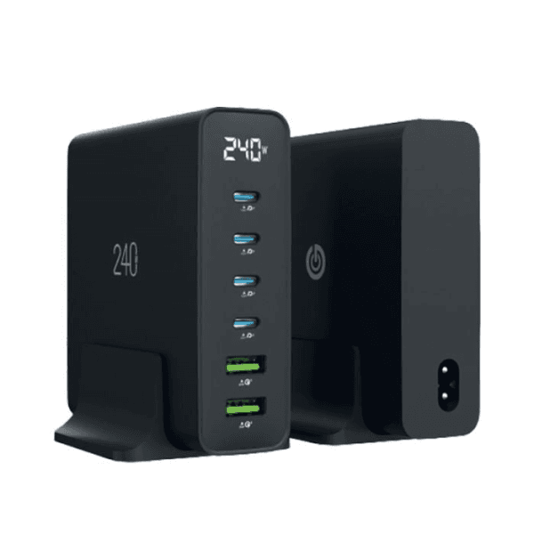 Goui GAN 240 Chargeur bureau 6 Ports Prise EU
