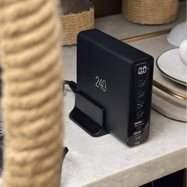 Goui GAN 240 Chargeur bureau 6 Ports Prise EU