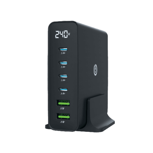 Goui GAN 240 Chargeur bureau 6 Ports Prise EU