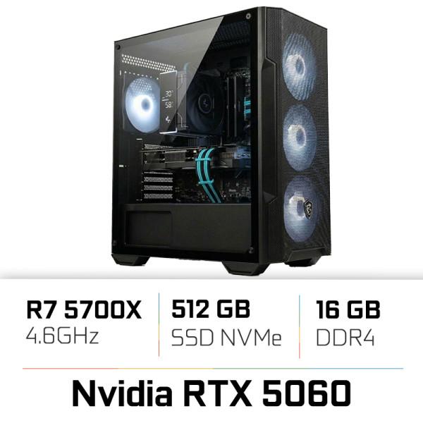 PC PRO UltraPC Ryzen 7 5700X/16GB/512GB SSD/RTX5060