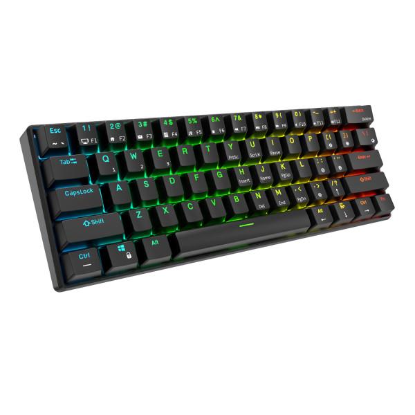 Royal Kludge RK61 Black - Red Switch (US Qwerty)