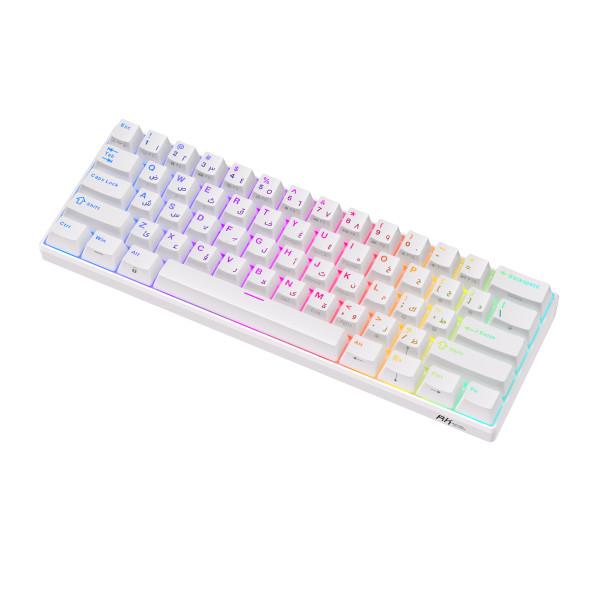 Royal Kludge RK61 White - Blue Switch (US Qwerty)