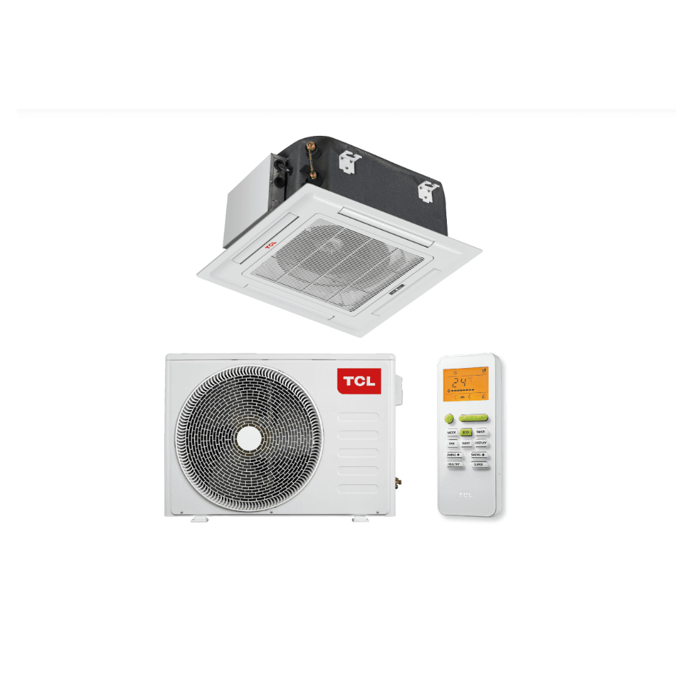 CLIMATISEUR TCL 36000 CASSETTE INVERTER + FAÇADE "Sans Installation"