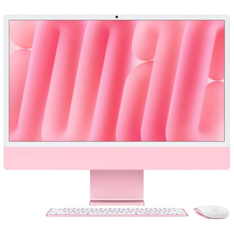 Apple iMac 24" M4 16 Go 256/512 Go Rose (2024) - Écran Retina 4.5K