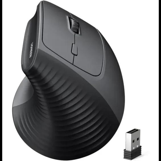 Souris Verticale Sans Fil UGREEN M571 Ergonomique 2.4 GHz 4000 DPI Noire