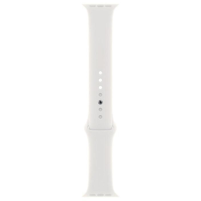Bracelet Sport Apple Watch Blanc 45 mm - S/M et M/L