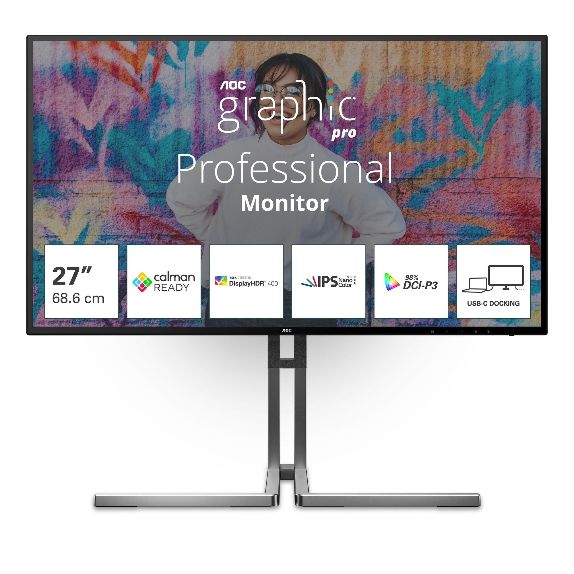 AOC Graphic Pro U27U3CV 27" UHD IPS 60Hz
