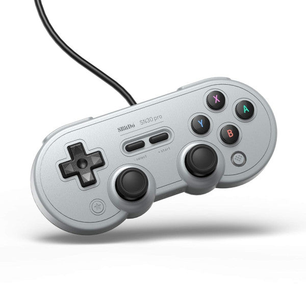 Manette 8BitDo SN30 Pro Wired - Édition Gris