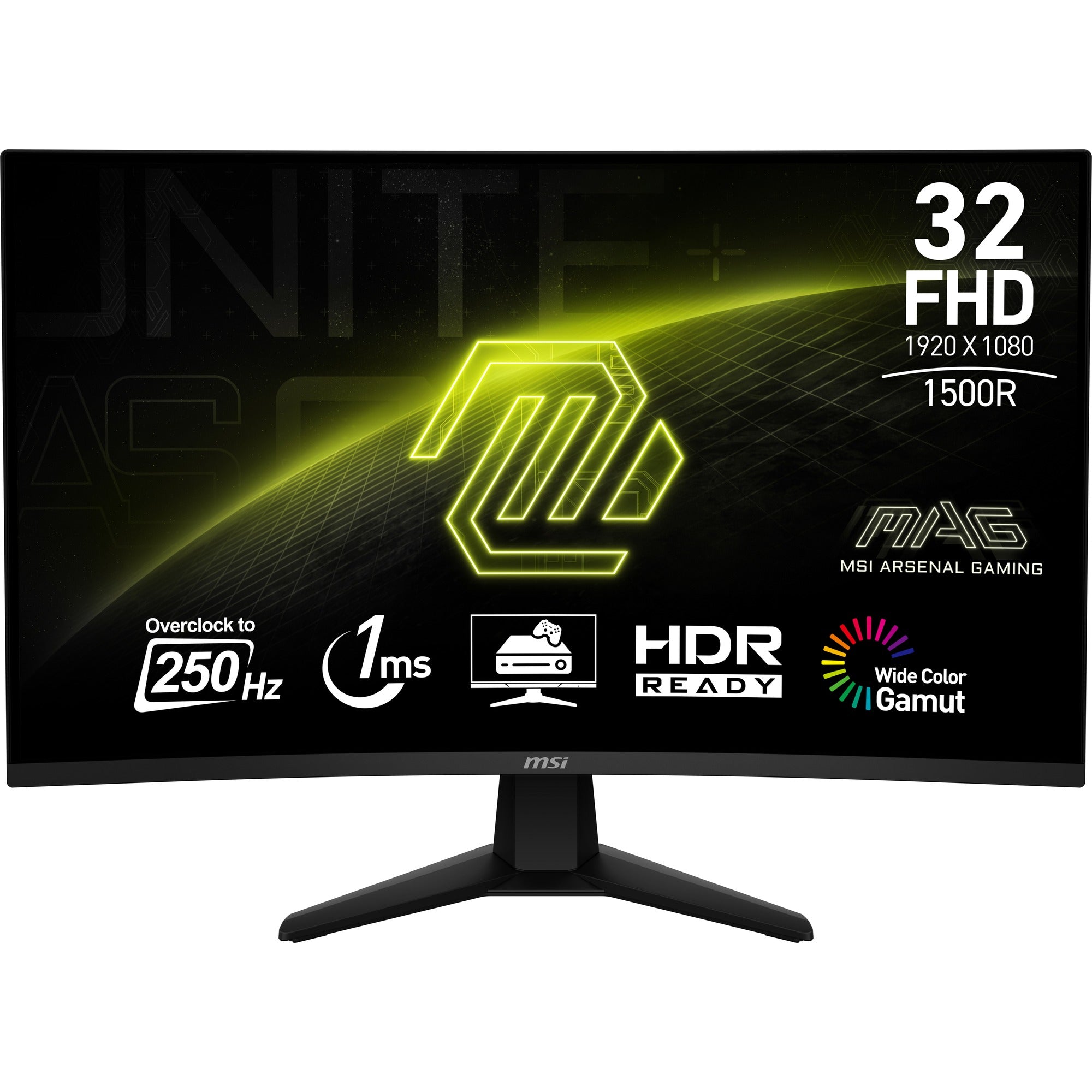 MSI MAG 32C6X 31,5" Écran PC FHD VA 180Hz