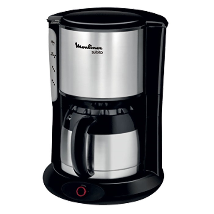 Cafetière Moulinéx Subito 12 tasses en inox
