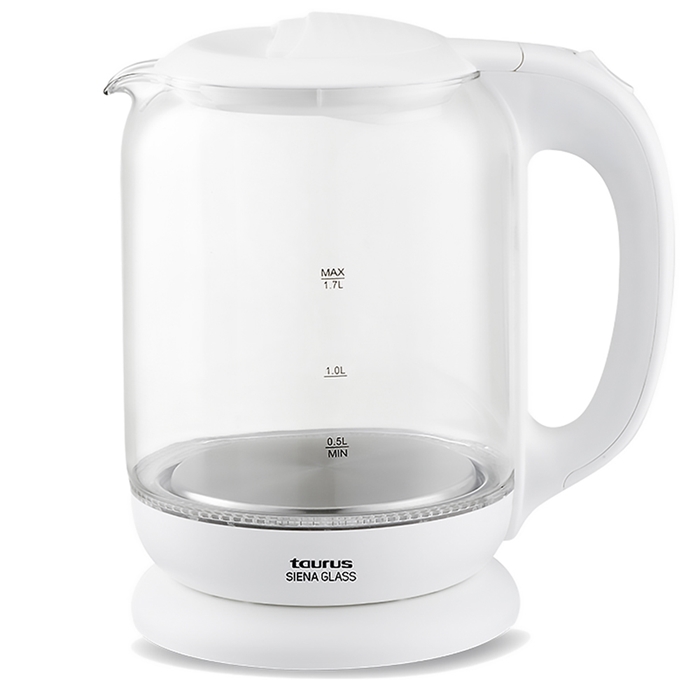 Bouilloire Taurus Siena Glass en verre 1.7L - 2200W
