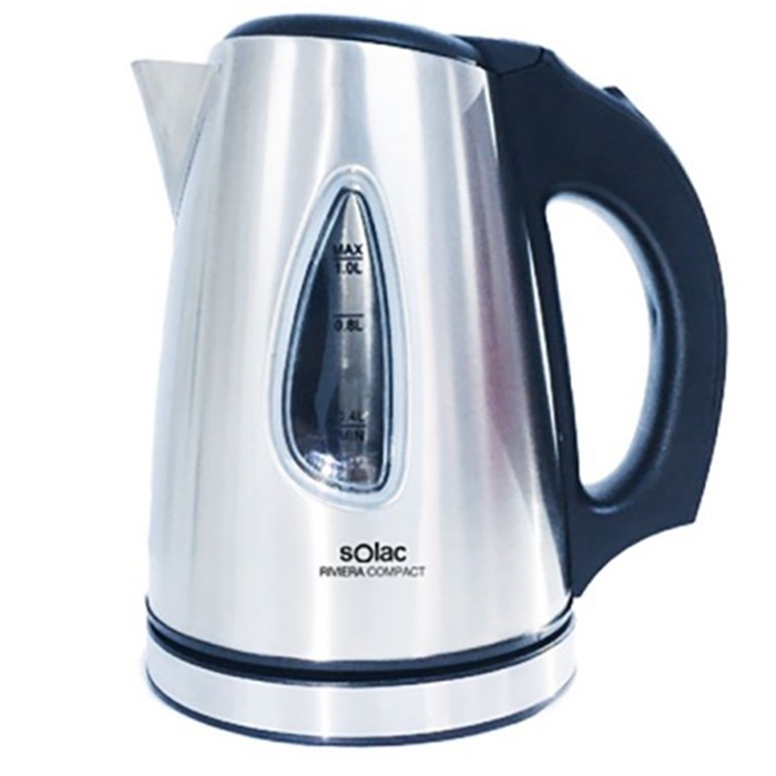 Bouilloire Solac Rivera Compact en Inox 1L 1600W