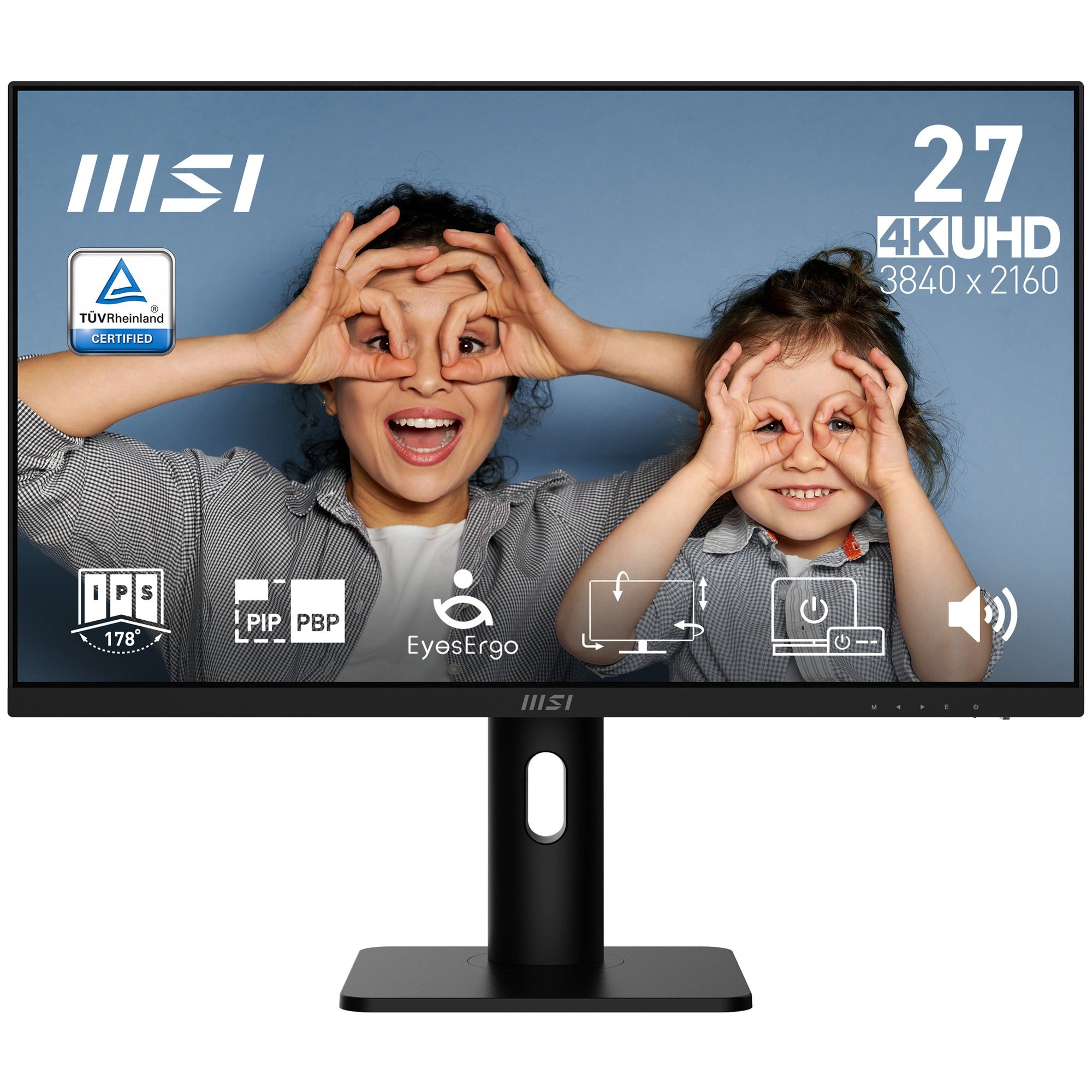 Moniteur MSI PRO MP273UP E6 27" UHD IPS 60Hz