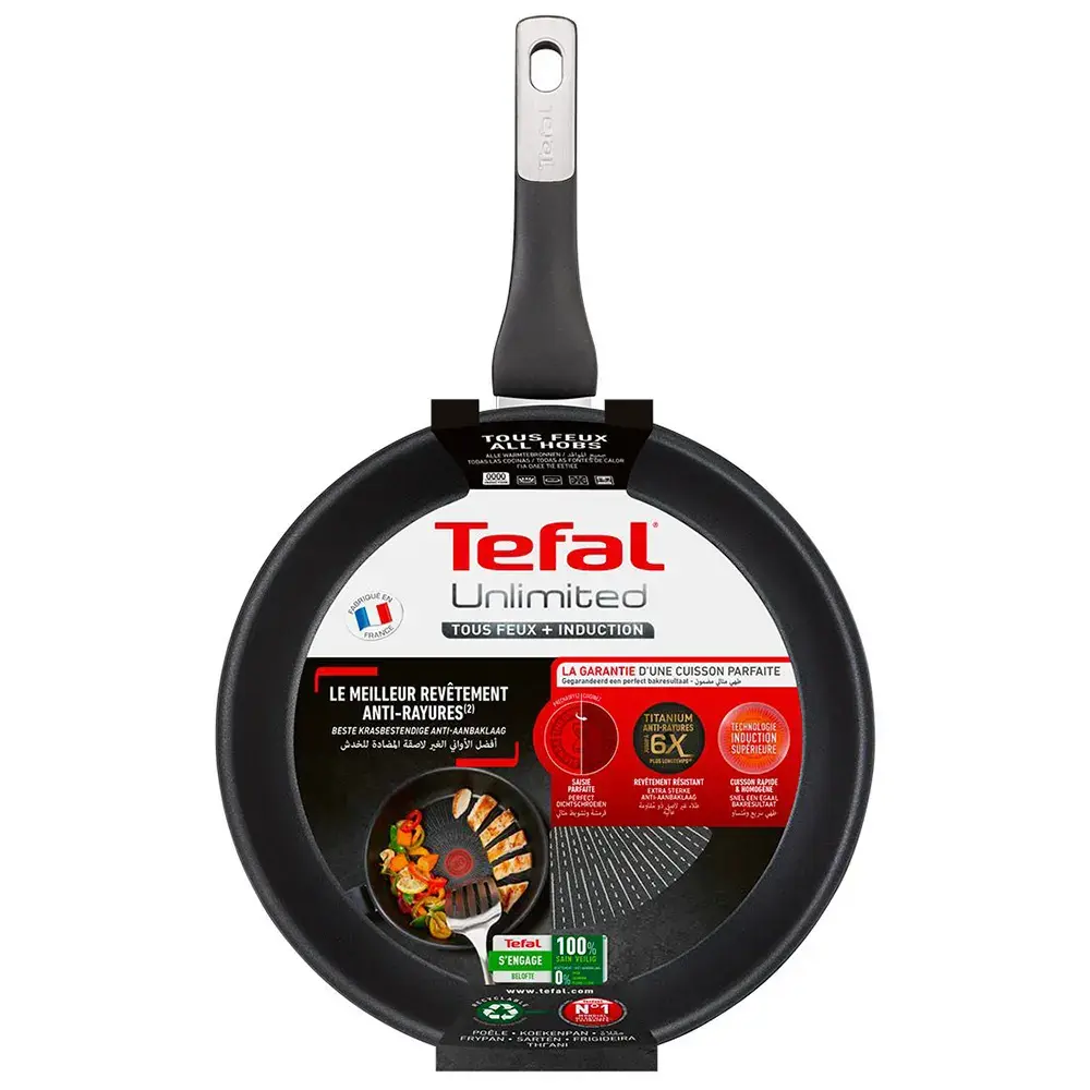 Poêle 20 cm Antiadhésif Induction Téfal Unlimited