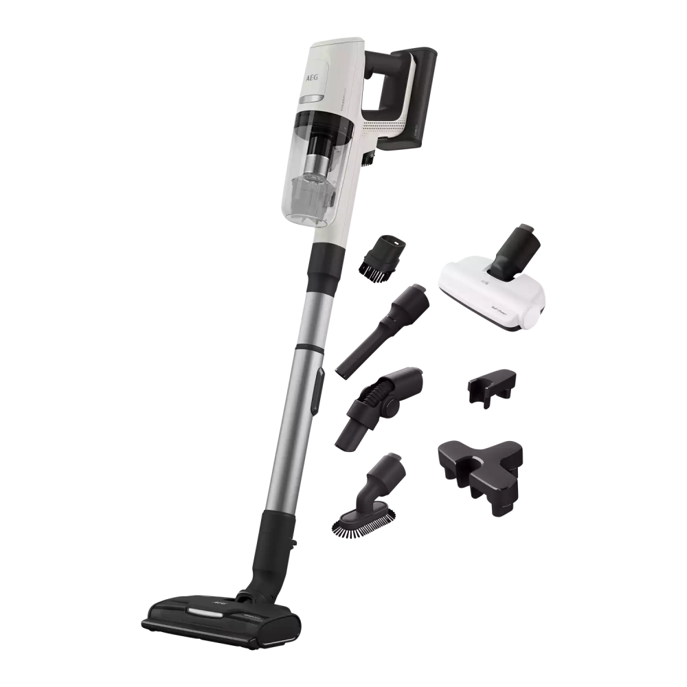 Aspirateur balai sans fil 0.4L Shell White - Autonomie 60 min