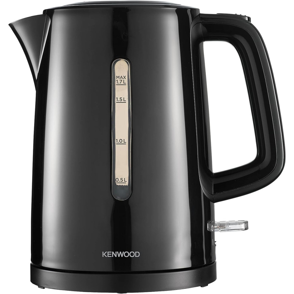 Bouilloire électrique Kenwood 1,7 L - 2200 W avec filtre à mailles amovible - Noir