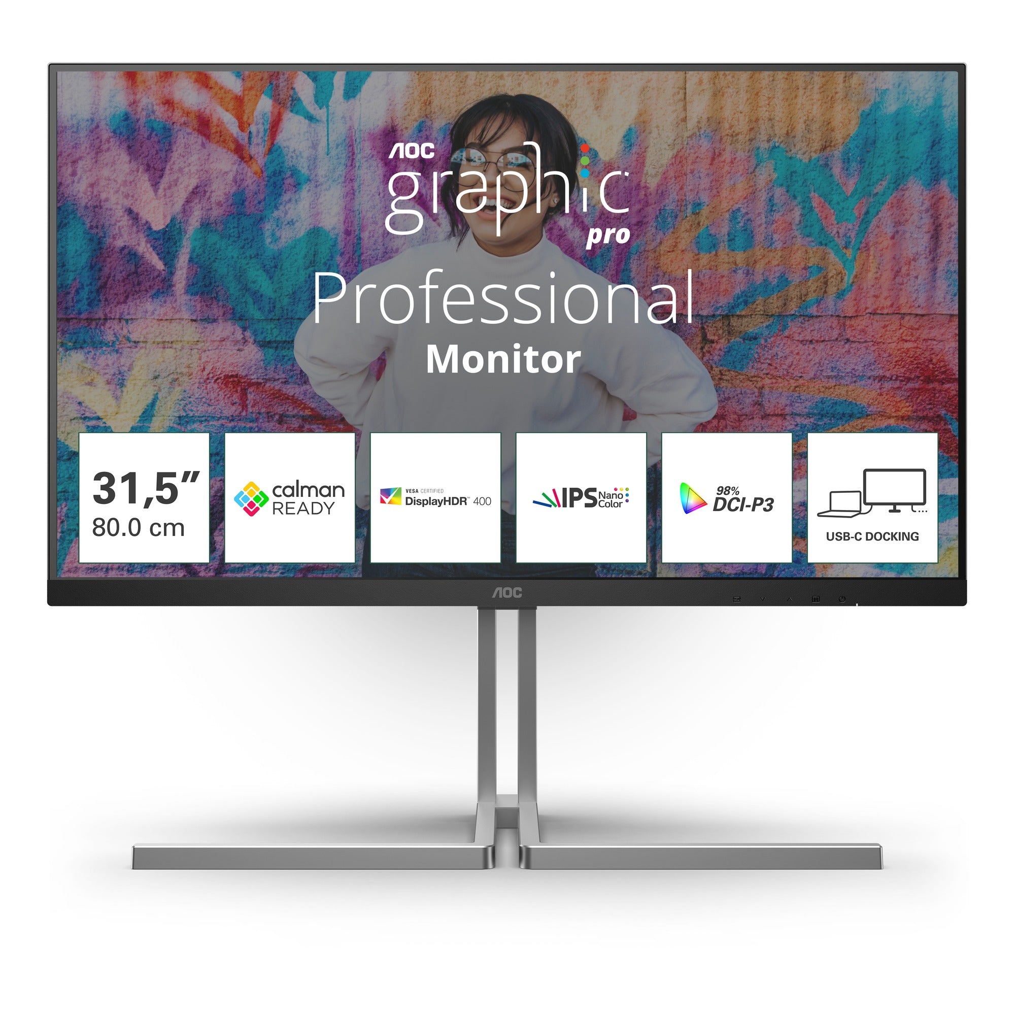 AOC Graphic Pro U32U3CV 31.5" UHD IPS 60Hz