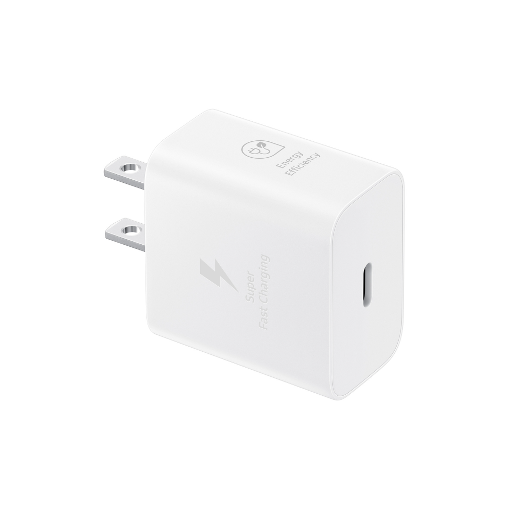 Chargeur Samsung 25W USB-C avec câble blanc