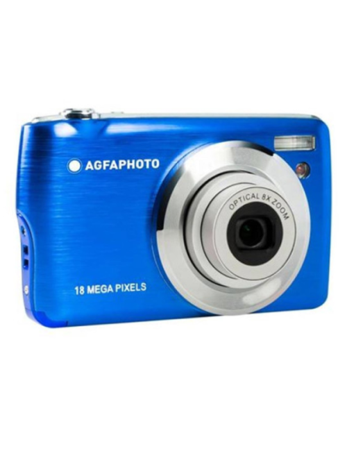 Appareil photo numérique AGFAPHOTO DC8200 Bleu avec étui et carte SD 16 Go