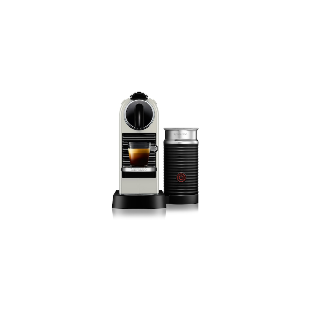 Nespresso CitiZ & Milk D123 - Cafetière à capsules avec mousseur à lait intégré