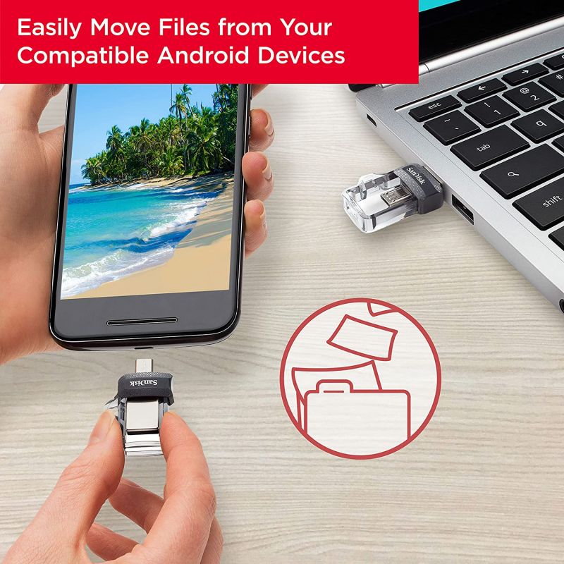 SanDisk Ultra Dual Drive USB Type-C 16 Go