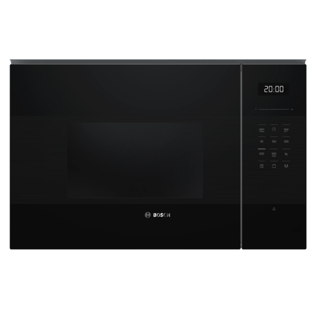 Micro-ondes encastrable Bosch Série 6 Noir avec fonction gril